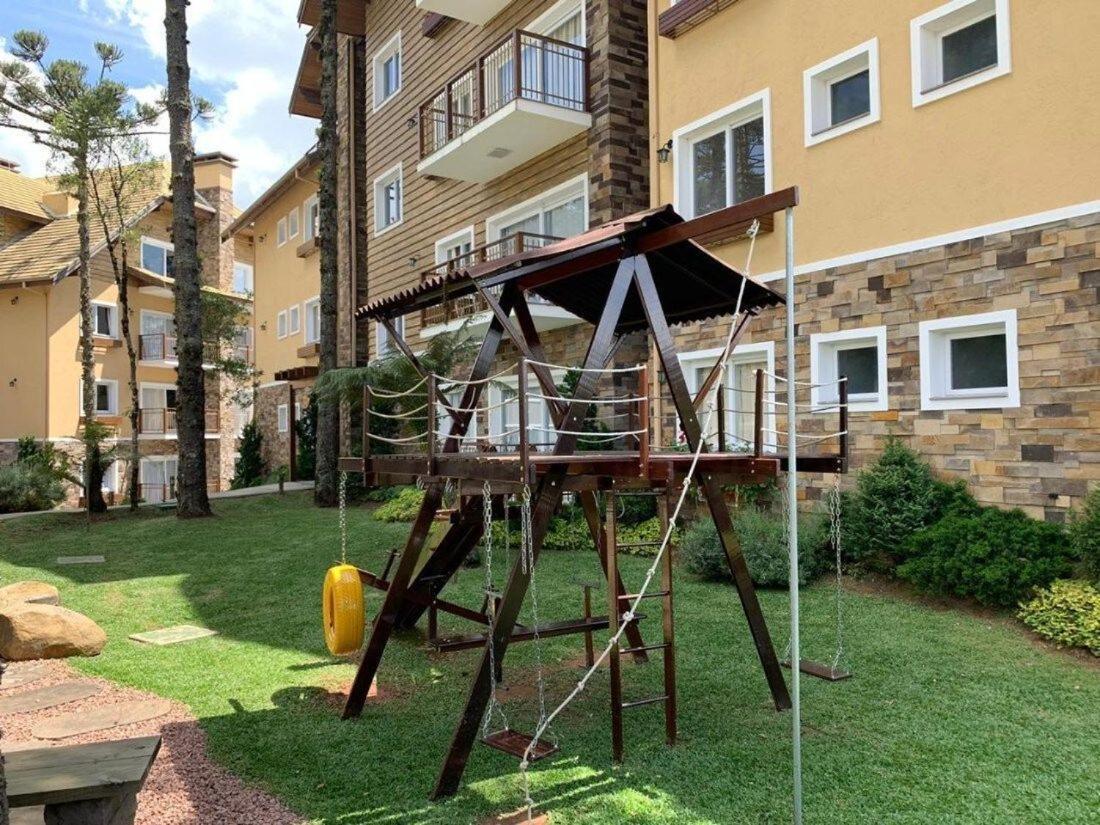 103/3 Apto Com Piscina Aquecida Gramado Extérieur photo